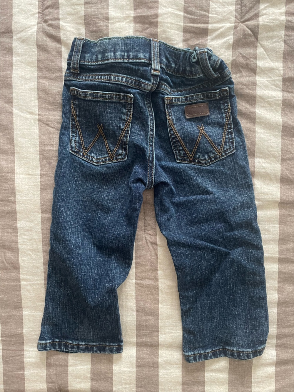 Boys 3T Wrangler brand Dark Blue Denim Jeans - Casual Straight Fit